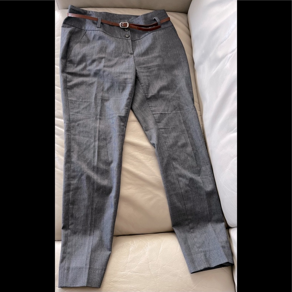 Grey Mexx trousers, UK 8 size, with belt (also selling matching blazer)